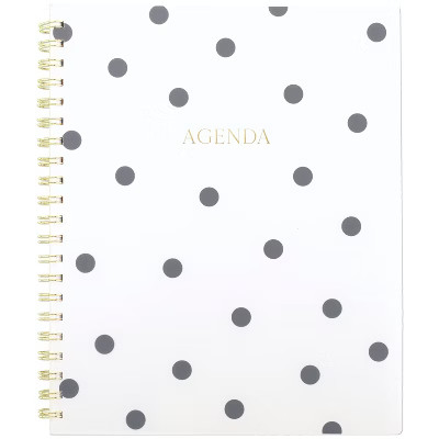 Sugar Paper Essentials 11"x9.5" 2026 Large Frosted Planner Black Dot Planner | Target