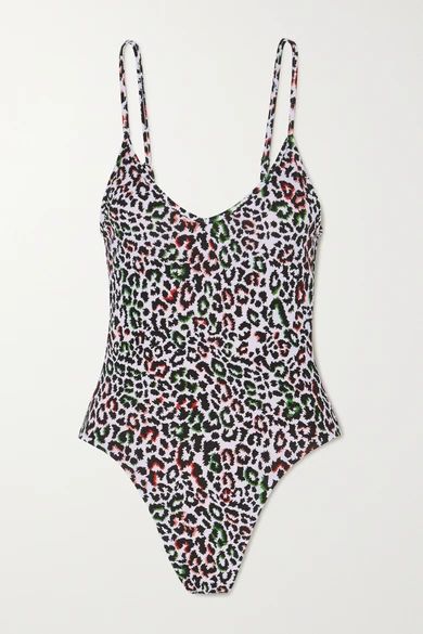 Les Girls Les Boys - Leopard-print Swimsuit - Leopard print | NET-A-PORTER (US)