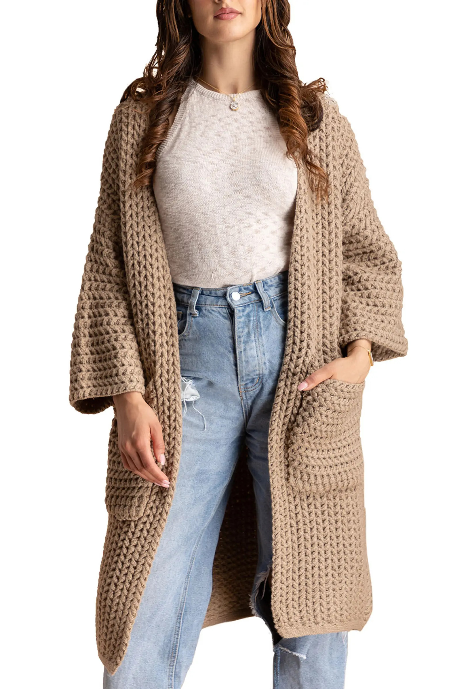 SAACHI Knit Open Front Cardigan | Nordstromrack | Nordstrom Rack
