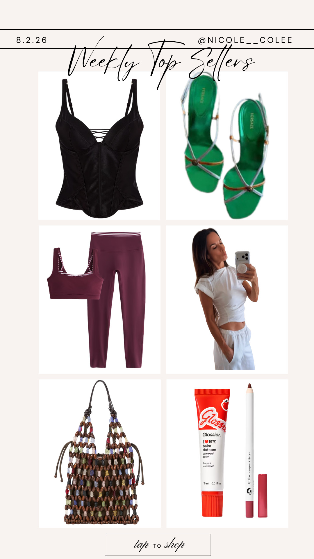 This week's best sellers are proof that you all love a mix of elevated basics and standout pieces. 🤍✨

From the corset that sold out faster than I expected to the prettiest statement sandals, my favorite workout set, the woven bag you've been asking about nonstop, and a few beauty staples I can't stop reaching for... these were your most-loved picks of the week.

I love seeing what catches your eye, and this roundup definitely didn't disappoint. If you've had any of these on your wishlist, now's the time to grab them before they're gone!

Everything is linked here in my LTK. Happy shopping! 🛍️

#LTKTopSellers #LTKFinds #LTKStyle #FashionFavorites #BeautyFavorites 

 #LTKdayinmylife #LTKgrwm #LTKootd