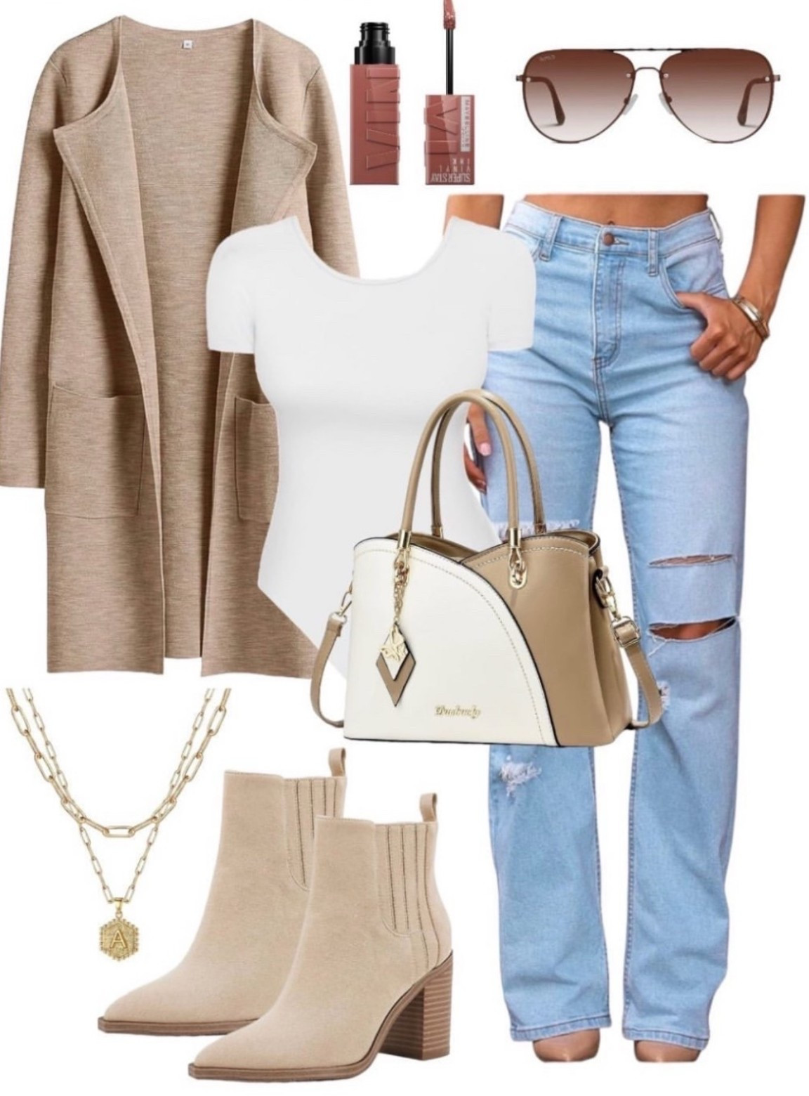 Perfect fall outfit for any occasion

#falloutfit #falloutfitidea #falloutfitinspo #chicstyle #chicoutfit #momoutfit #momstyle #looksforless #ltkfind #ltkmoms #cardigan #distressedjeans #sunglasses #handbags #jewelry #makeup #streetfashion #classyoutfit 

#LTKFindsUnder100 #LTKSeasonal #LTKStyleTip