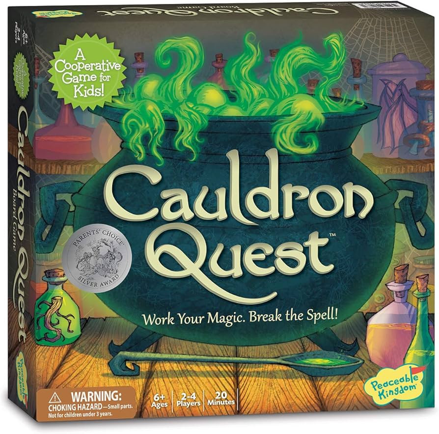 Peaceable Kingdom Cauldron Quest Cooperative Potions and Spells Game for Kids | Amazon (US)