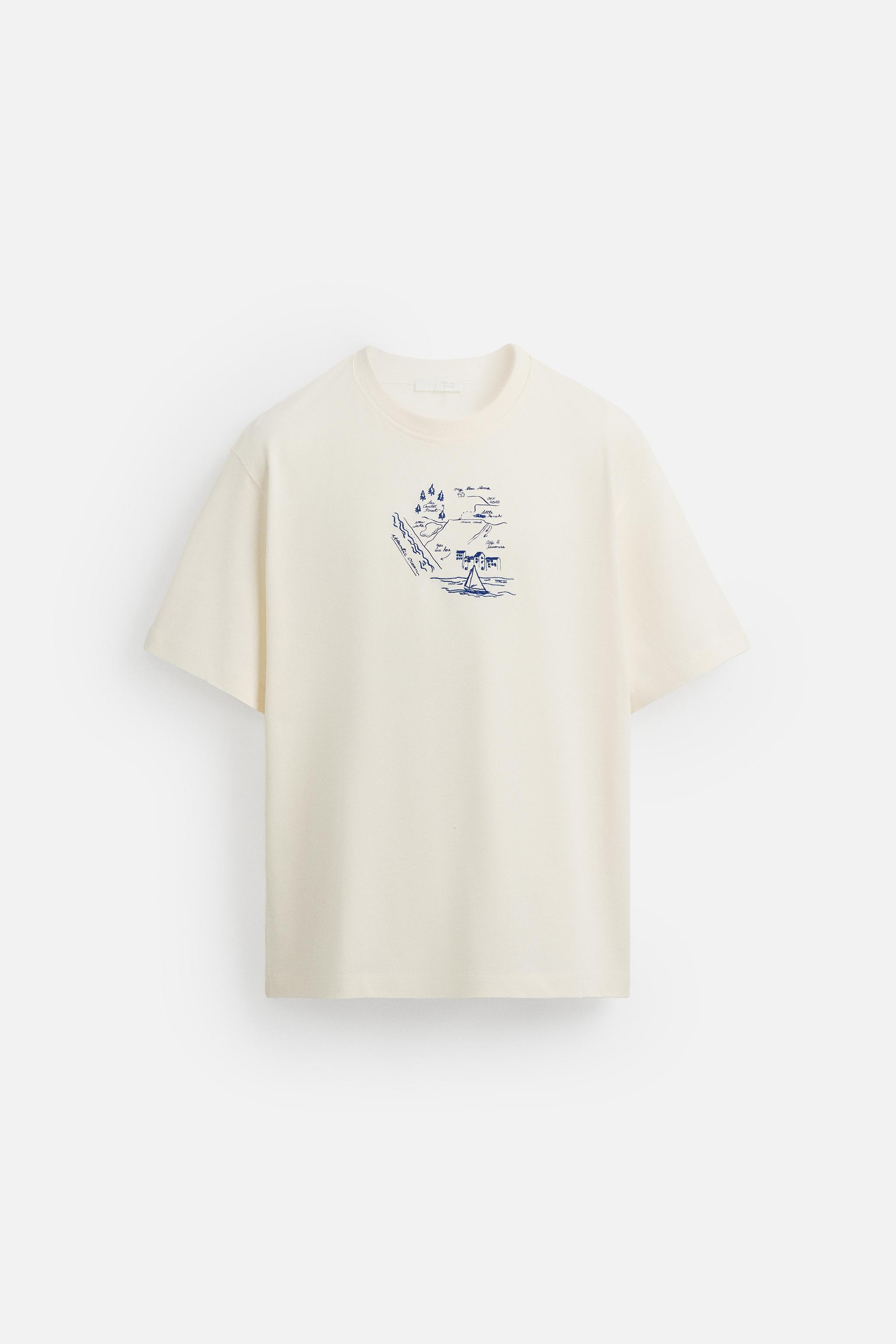 EMBROIDERED T-SHIRT | Zara UK