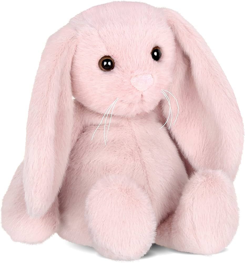 Bearington Snuggle Bunny Pink Plush Bunny Rabbit Stuffed Animal, 13.5 Inch | Amazon (US)