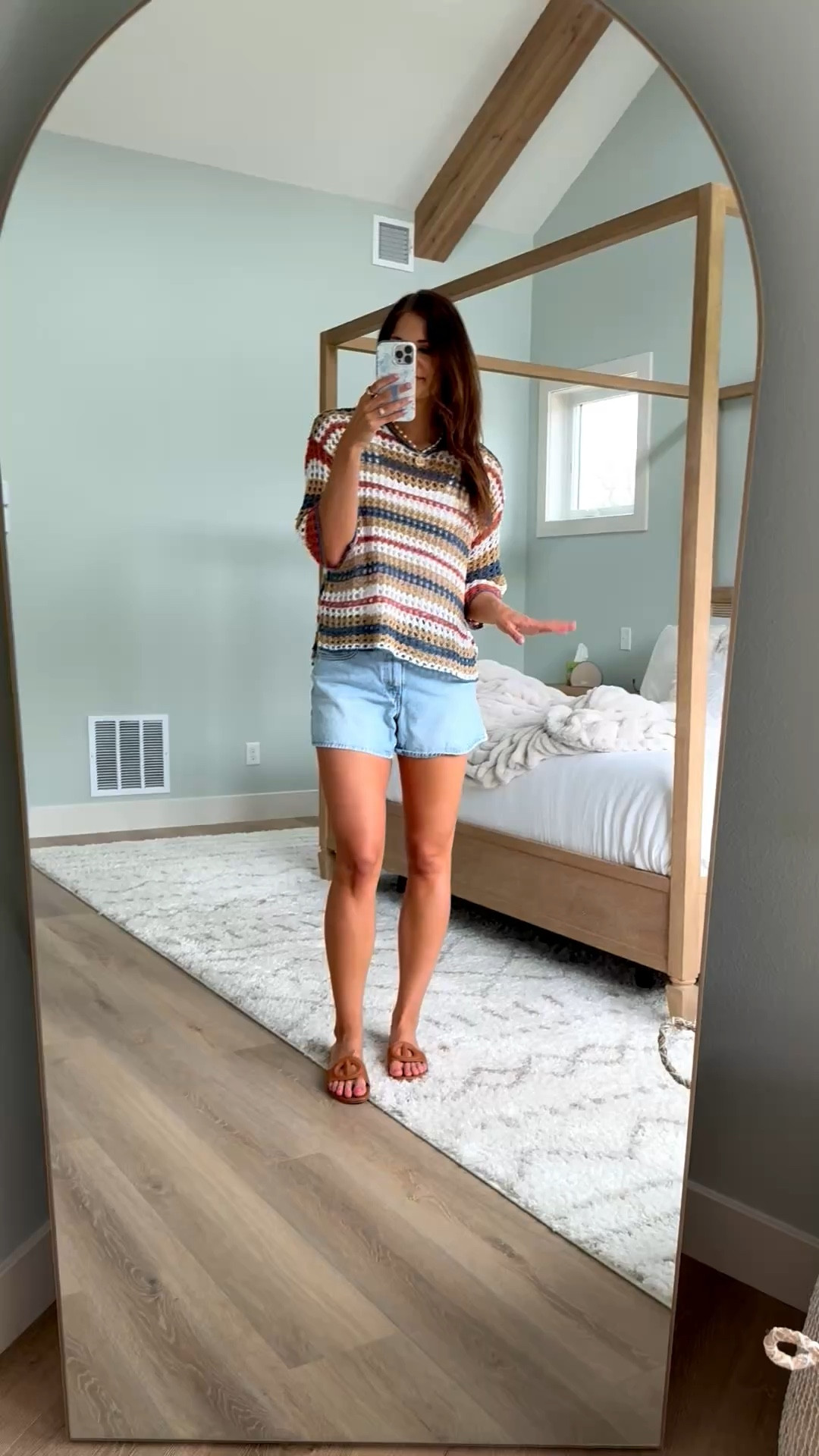 I love the blue, orange, and tan stripes on this crochet summer top, it is such a fun pop of color. Paired with denim shorts it makes the perfect easy summer outfit.

Tall girl outfits, Crochet top, Striped summer top, Denim shorts outfit, Amazon tall girl clothing, 6 foot style, Casual summer outfits, Colorful outfit inspo, Everyday outfit ideas, Lightweight tops, Easy summer style, Stang and Co

#LTKSeasonal #LTKTall #LTKootd