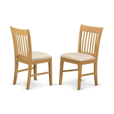 FurniFact,Elegant Oak Dining Chairs – Solid Wood Kitchen and Dining Chairs Set of 2 | Target