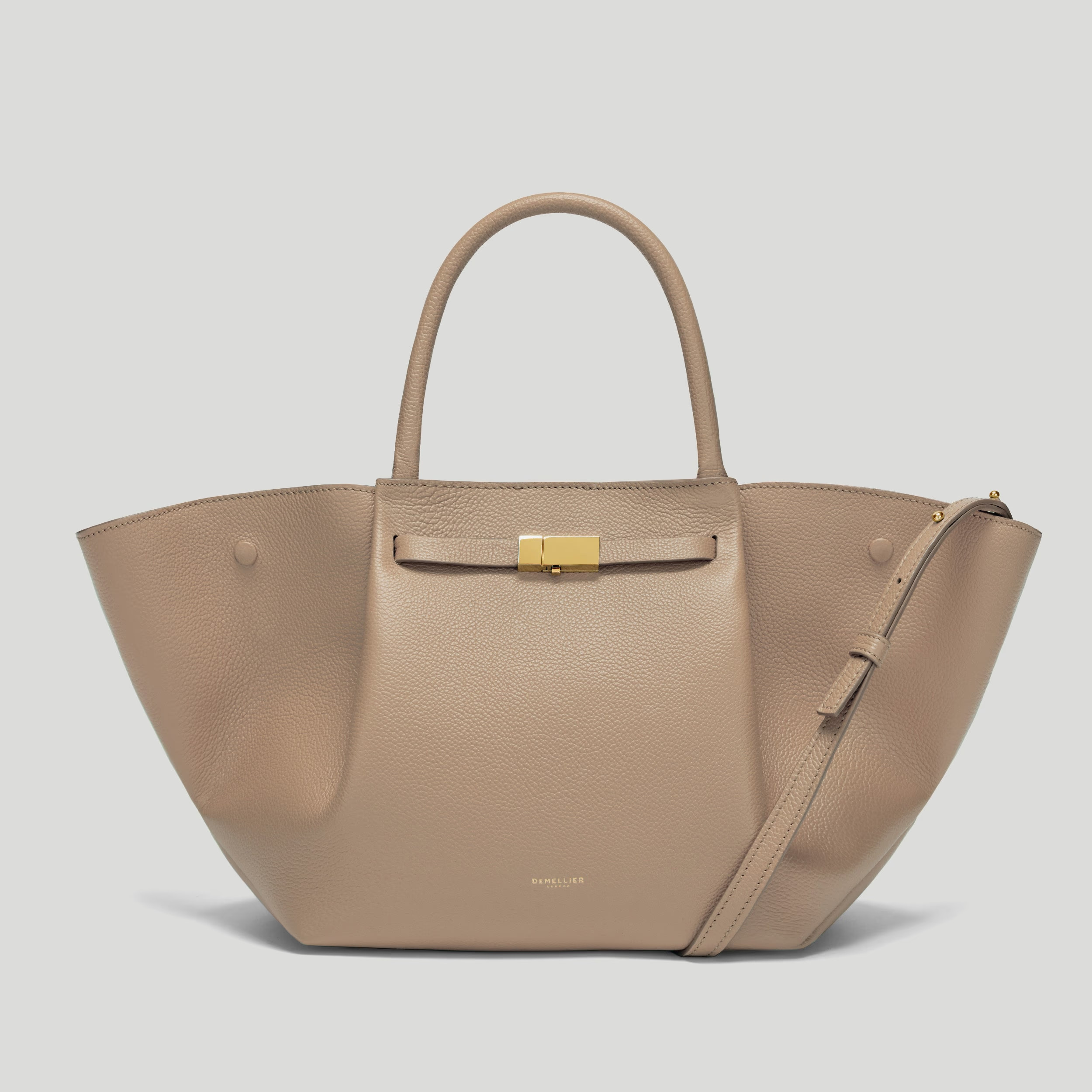 The Midi New York | Dark Sand Small Grain | Demellier | DeMellier