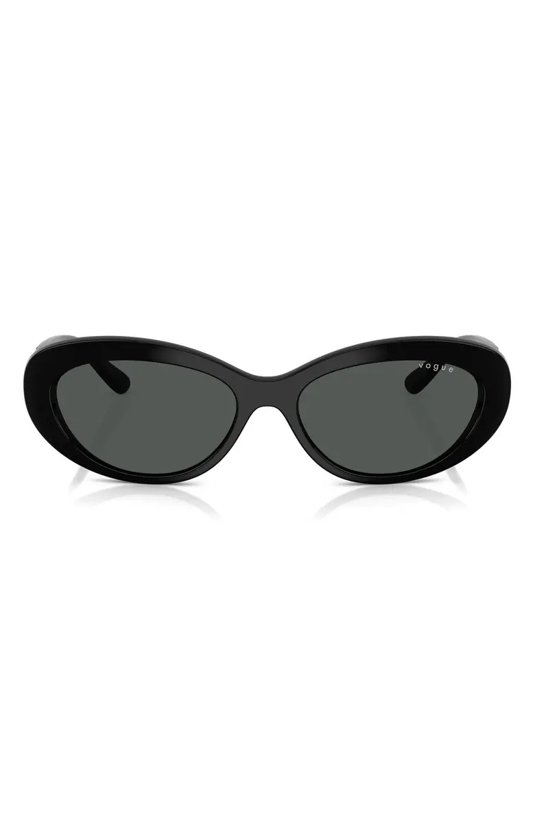 55mm Polarized Oval Sunglasses | Nordstrom