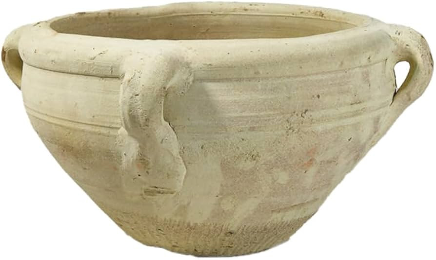 Serene Spaces Living, Antique Terracotta Clay Ceramic Pottery Bowl, 10 Inches x 5 Inches Vintage ... | Amazon (US)