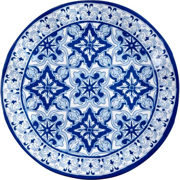 Talavera 10.5" Melamine Dinner Plate (Set of 4) | Wayfair North America