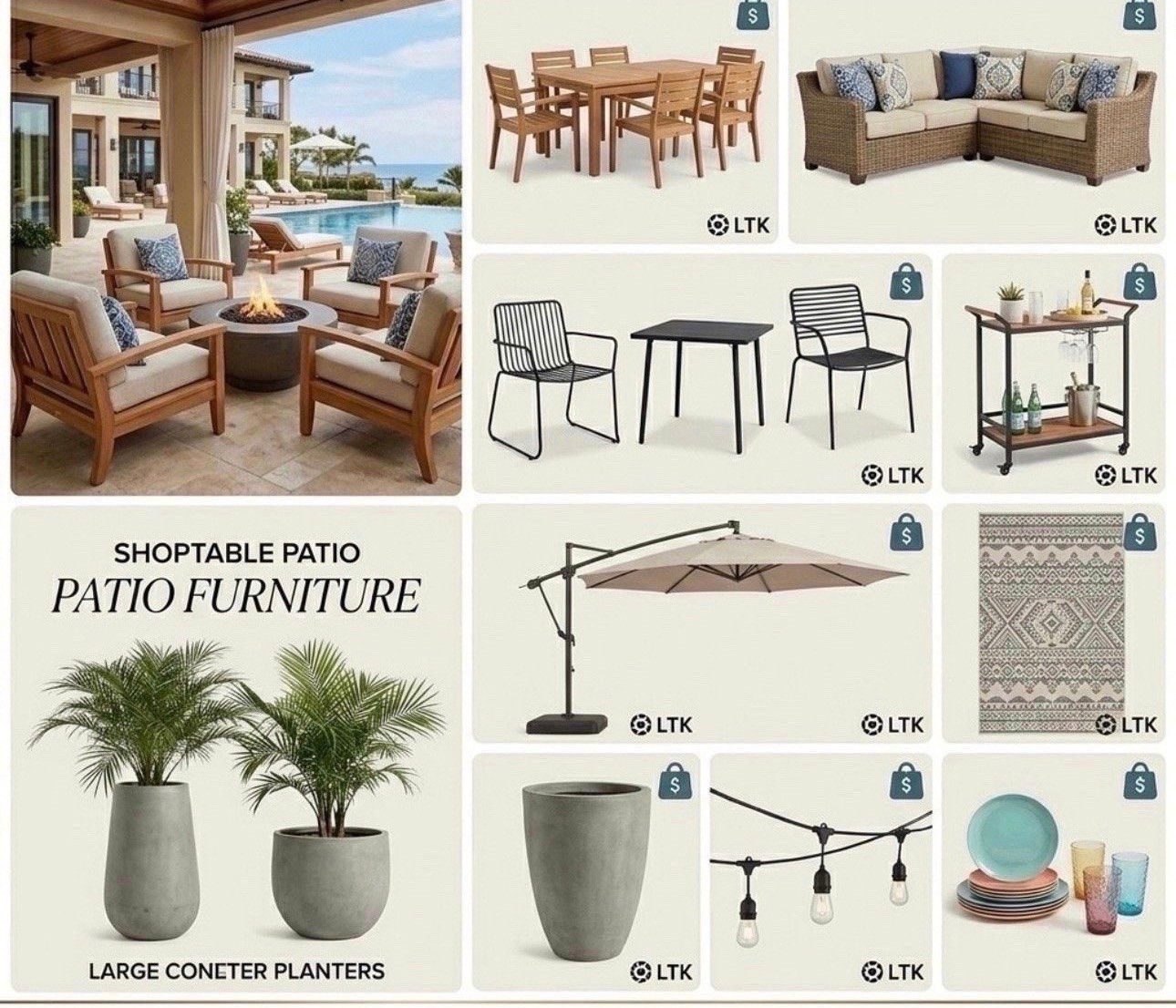 The Outdoor Oasis Blueprint (Before the Long Weekend) 🍹✨
Be honest: is your backyard actually ready for hosting, or are you secretly hoping everyone stays inside the kitchen? 🫣
With the long weekend right around the corner, your patio shouldn't just be an afterthought—it should feel like an extension of your living room. The secret to a space people never want to leave isn't just a good set of chairs; it’s about creating zones for lounging, dining, and clinking glasses.
I’ve rounded up the ultimate modern patio checklist to completely transform your outdoor space into a 5-star resort vibe.
🌟 How to Build the Look:
 The Anchor Pieces: Mix classic teak wood with a cozy wicker sectional to keep the vibe textured and high-end.
 The Entertainment Hub: A sleek bar cart on wheels means the party moves wherever you do (and keeps you from running inside for refills).
 The "Cozy Factor" Details: Layer on warm string lights, textured outdoor rugs, and oversized concrete planters to make a backyard feel like a curated oasis.
Stop scrolling past the dream yards on your feed and create your own. Everything is linked and ready to ship just in time for summer hosting. ☀️👇
👉 Tap the image or click the link in my bio to shop the entire setup and upgrade your outdoor space today!
#LTKhome #PatioDesign #OutdoorLiving #BackyardOasis #PatioFurniture #HomeDecorInspo #SummerHosting #MDWhome

#LTKHome #LTKSaleAlert

#LTKvlog