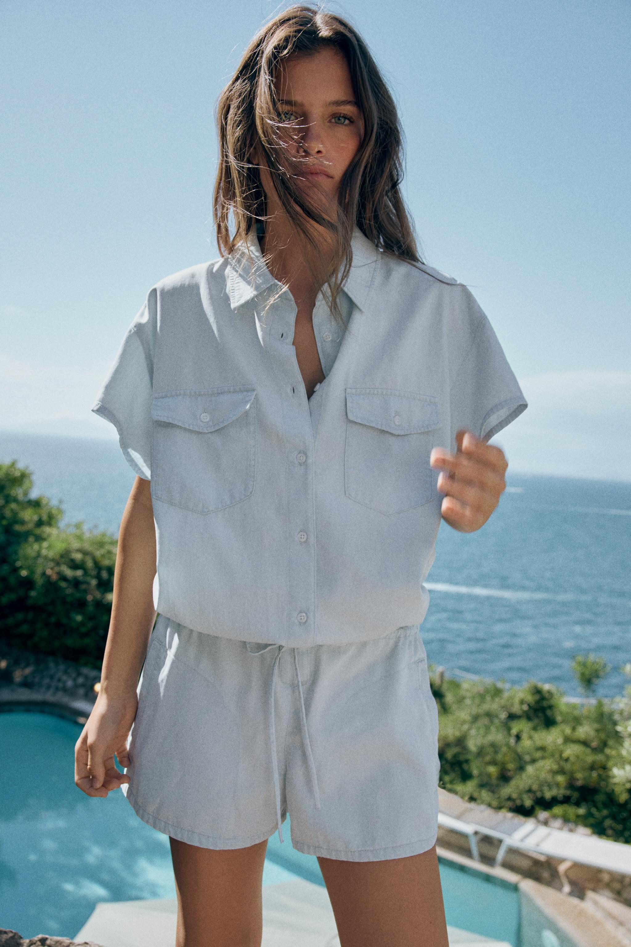 FLOWY SHORT JUMPSUIT WITH POCKETS | Zara US