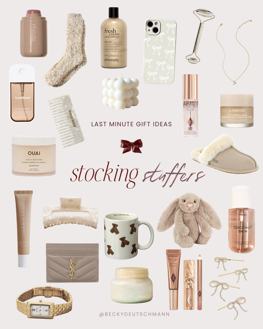 Last-minute holiday gift ideas 🎀

Here are a few favourites you can grab fast and that still look thoughtful

gift guide. gift ideas. holiday gift ideas. gifts for her. for her. christmas gifts. christmas gift ideas. gift guides. stocking stuffers 

 #LTKwinter #LTKgiftguide #LTKholiday