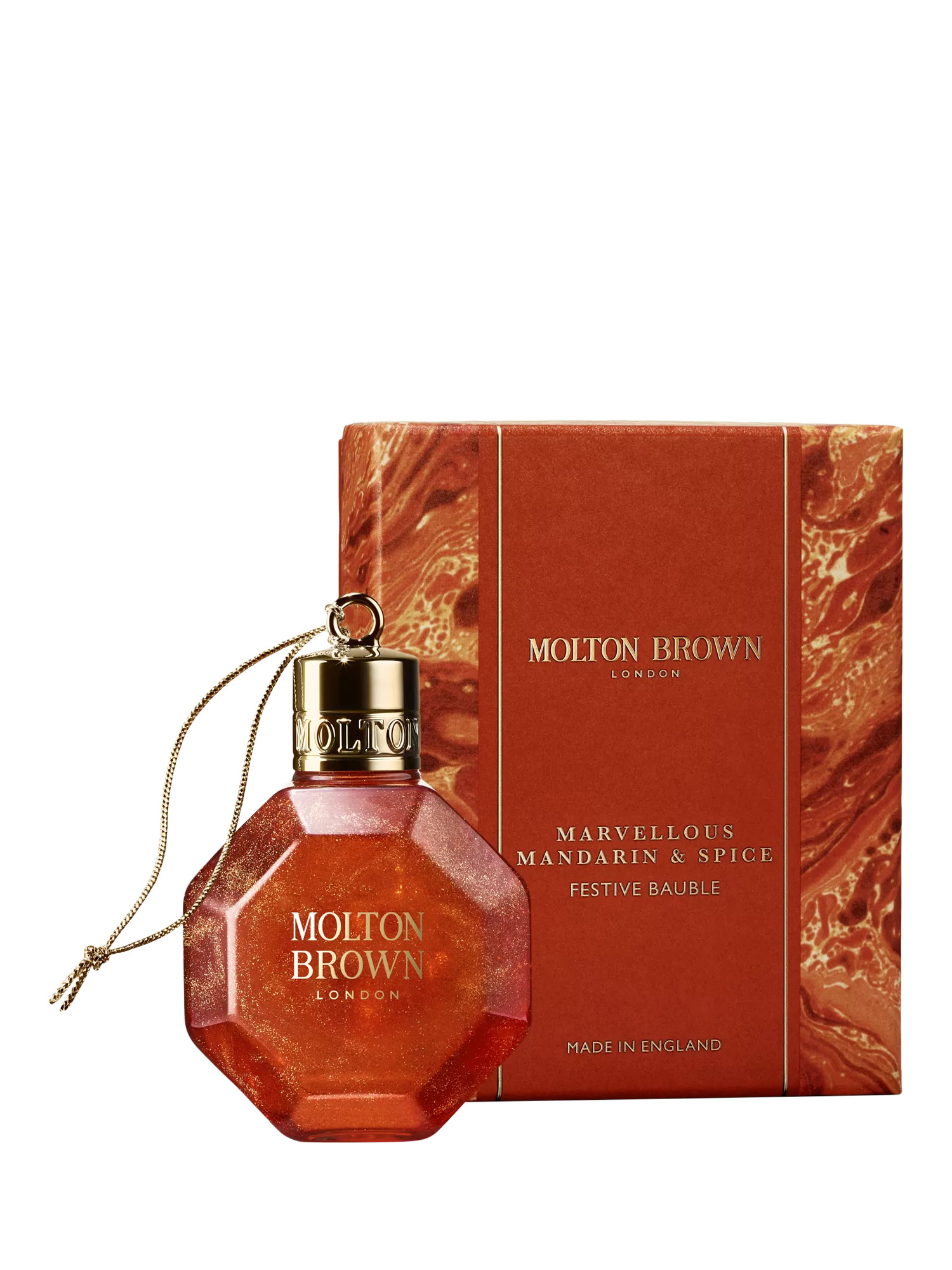 Molton Brown Marvellous Mandarin & Spice Festive Bauble | John Lewis (UK)