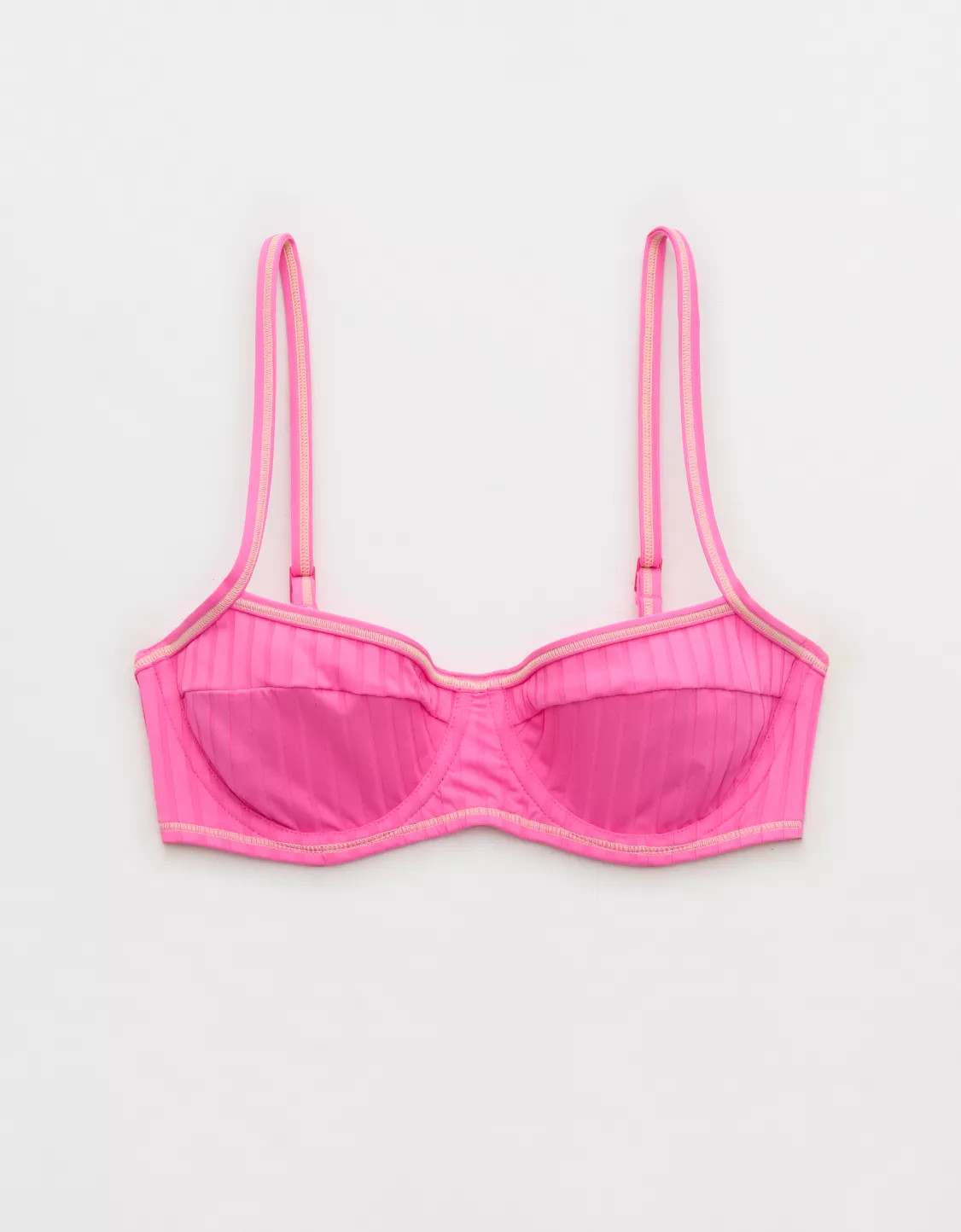 Aerie Ribbed Unlined Underwire Bikini Top | Aerie