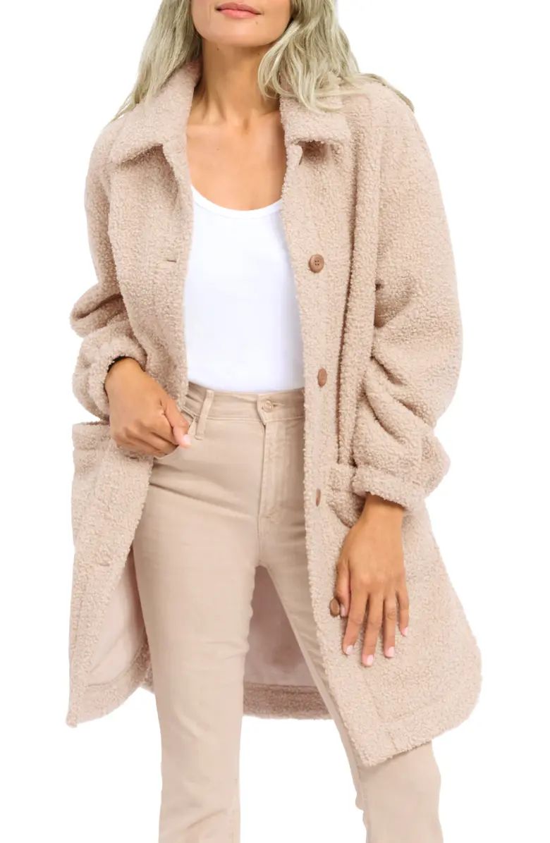 Bouclé Fleece Jacket | Nordstrom