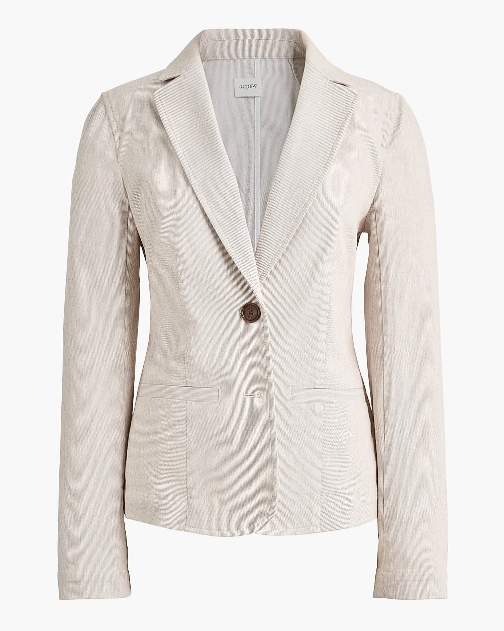 Unlined cotton-blend blazer | J.Crew Factory