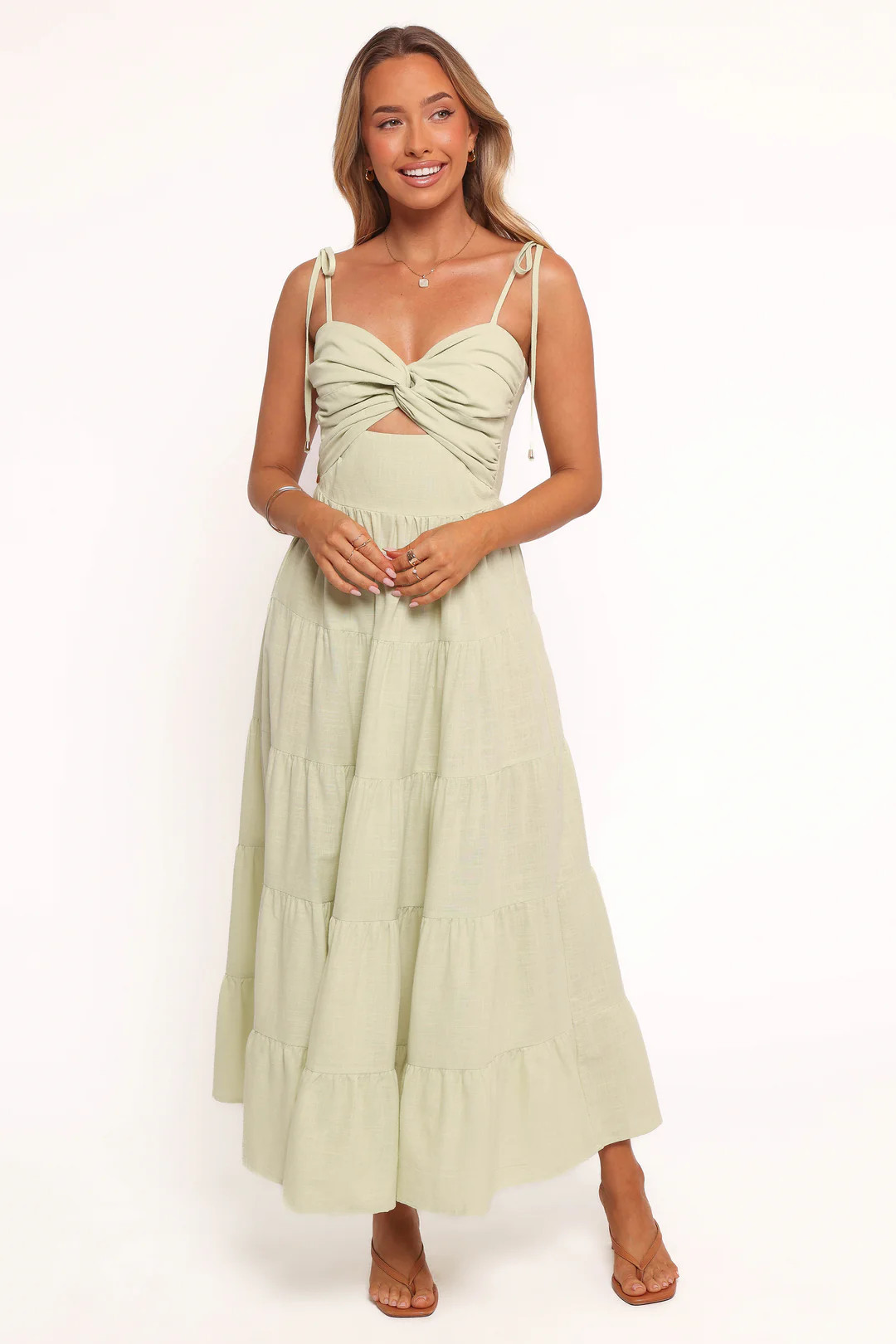 Lenny Maxi Dress - Sage | Petal & Pup (US)