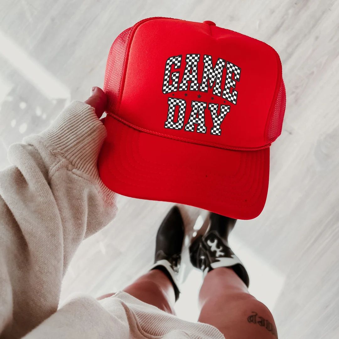 Game Day Trucker Hat, Team Spirit Trucker Hat, Team Trucker Hat, Mascot Trucker Hat, Football Tru... | Etsy (US)