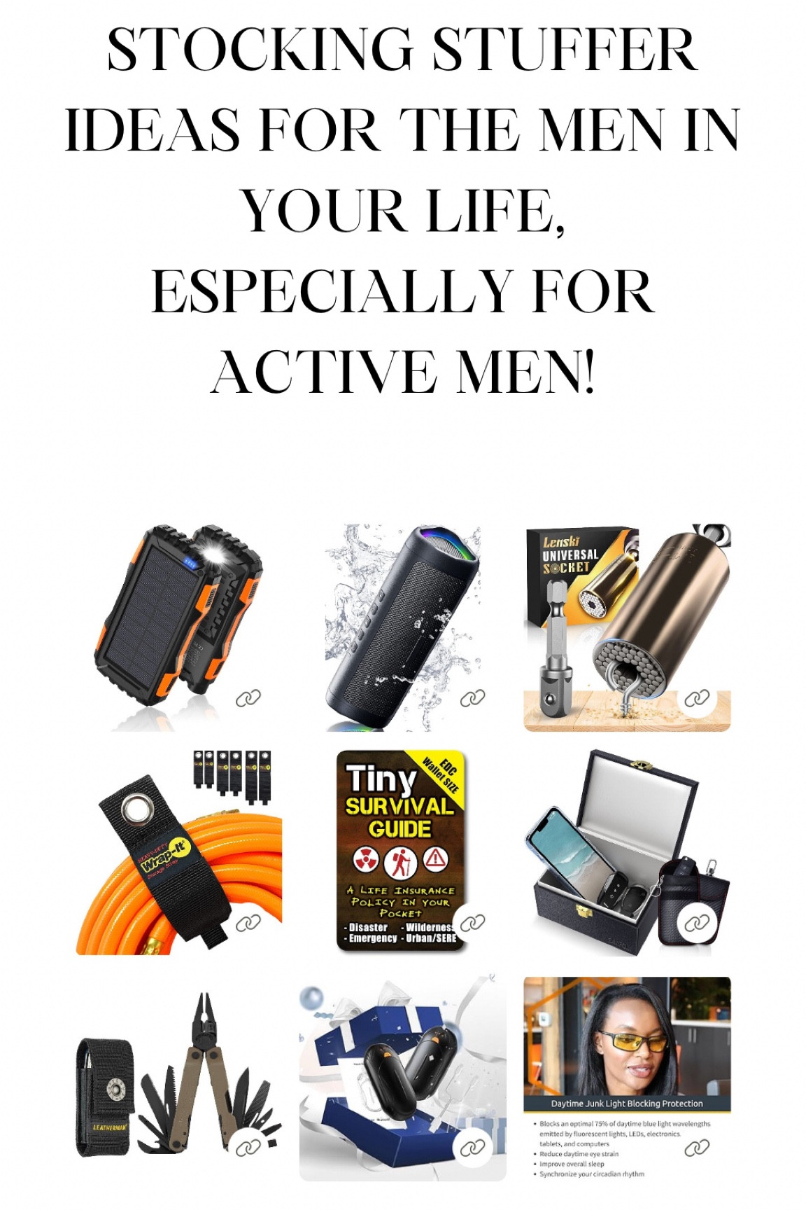 Stocking stuffer ideas for the active men in your life! 

#LTKGiftGuide #LTKCyberWeek #LTKHoliday