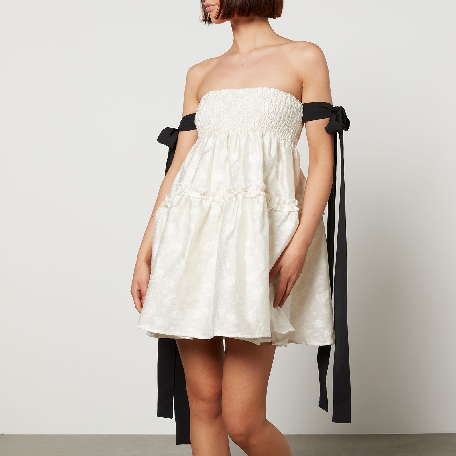 Sister Jane Dream Chamomile Floral-Jacquard Mini Dress - M/UK 10 | Coggles | Coggles (Global)