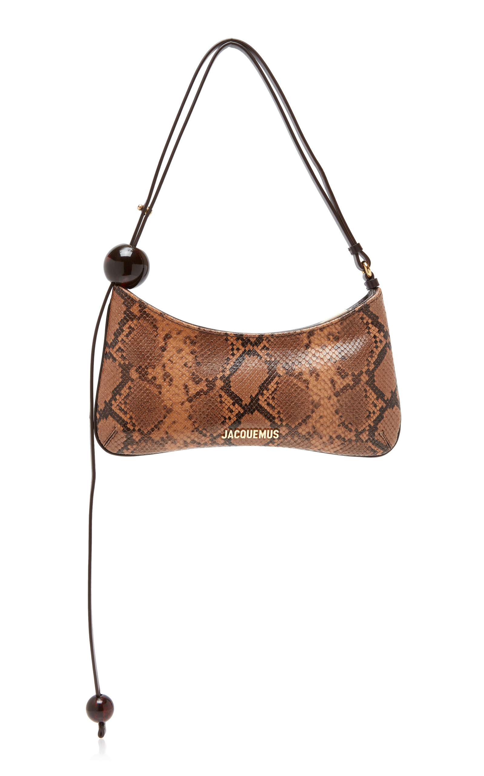 Snake-Print Leather Shoulder Bag | Moda Operandi (Global)