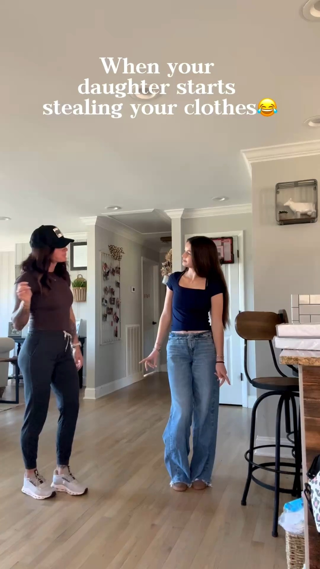 When your daughter can wear your clothes and you have to learn to share 😂

#LTKmomlife #LTKKids #LTKdayinmylife