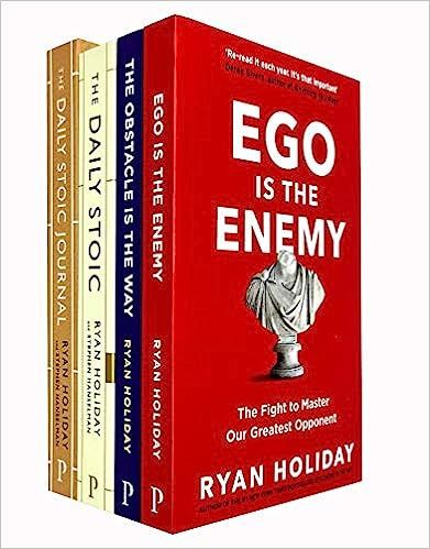 Ryan Holiday 4 Books Collection Set (The Daily Stoic Journal [Hardcover], The Daily Stoic, The Ob... | Amazon (US)