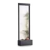 Alpine Corporation MLT102 Mirror Waterfall Fountain with Stones and Light, 72 Inch Tall, Silver | Amazon (US)