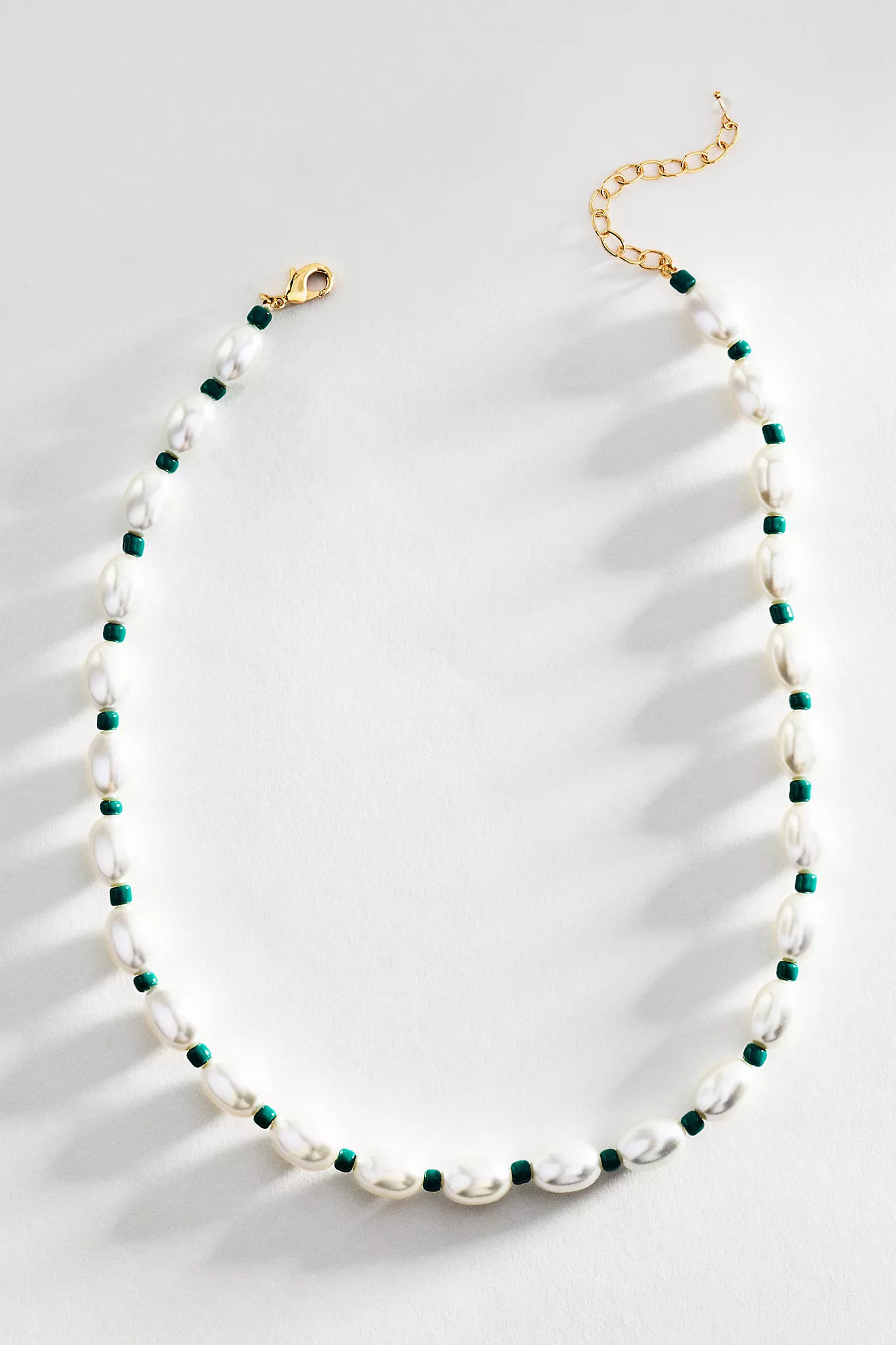Pearl Color Cord Necklace | Anthropologie (US)
