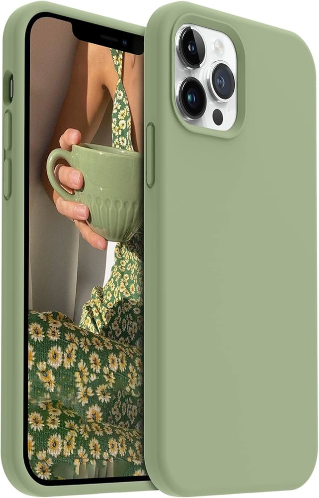 AOTESIER Shockproof Designed for iPhone 12 Pro Max Case, Liquid Silicone Phone Case with [Soft An... | Amazon (US)