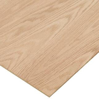 1/4 in. x 2 ft. x 4 ft. PureBond Red Oak Plywood Project Panel (Free Custom Cut Available) | The Home Depot