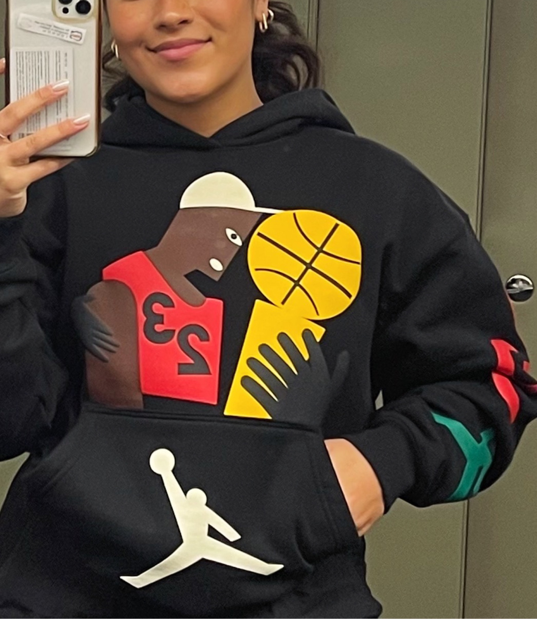 Air Jordan x Nina Chanel Abney 🤯🏀 #LTKfashion #nike #airjordan #graphicsweater #cooldesigns #23 