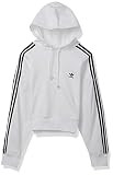 adidas Originals Women's Short Hoodie, White, X-Large | Amazon (US)