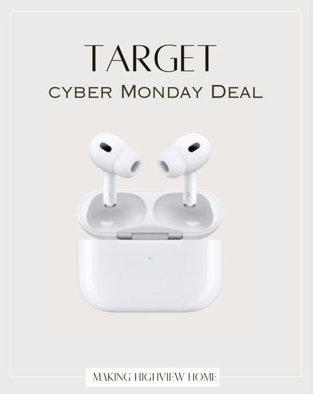 Target Cyber Monday Deal! AirPods are always a good gift idea! 

#LTKCyberWeek #LTKhome #LTKsalealert