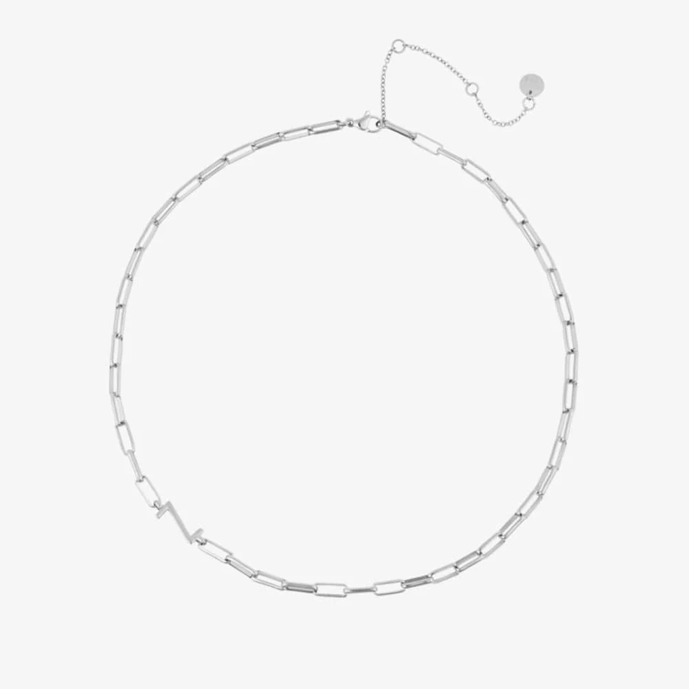 Initial Paperclip Chain Choker | Pura Vida Bracelets