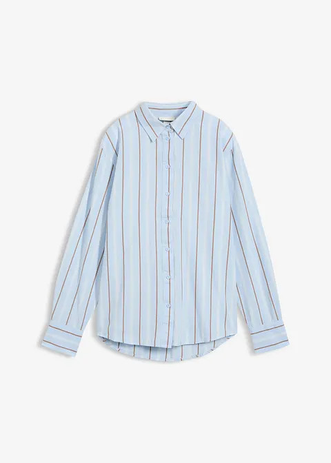 Hemdbluse aus reiner Baumwolle | Bonprix DE