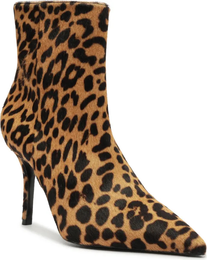 Mikki Casual Pointed Toe Genuine Calf Hair Bootie (Women) | Nordstrom