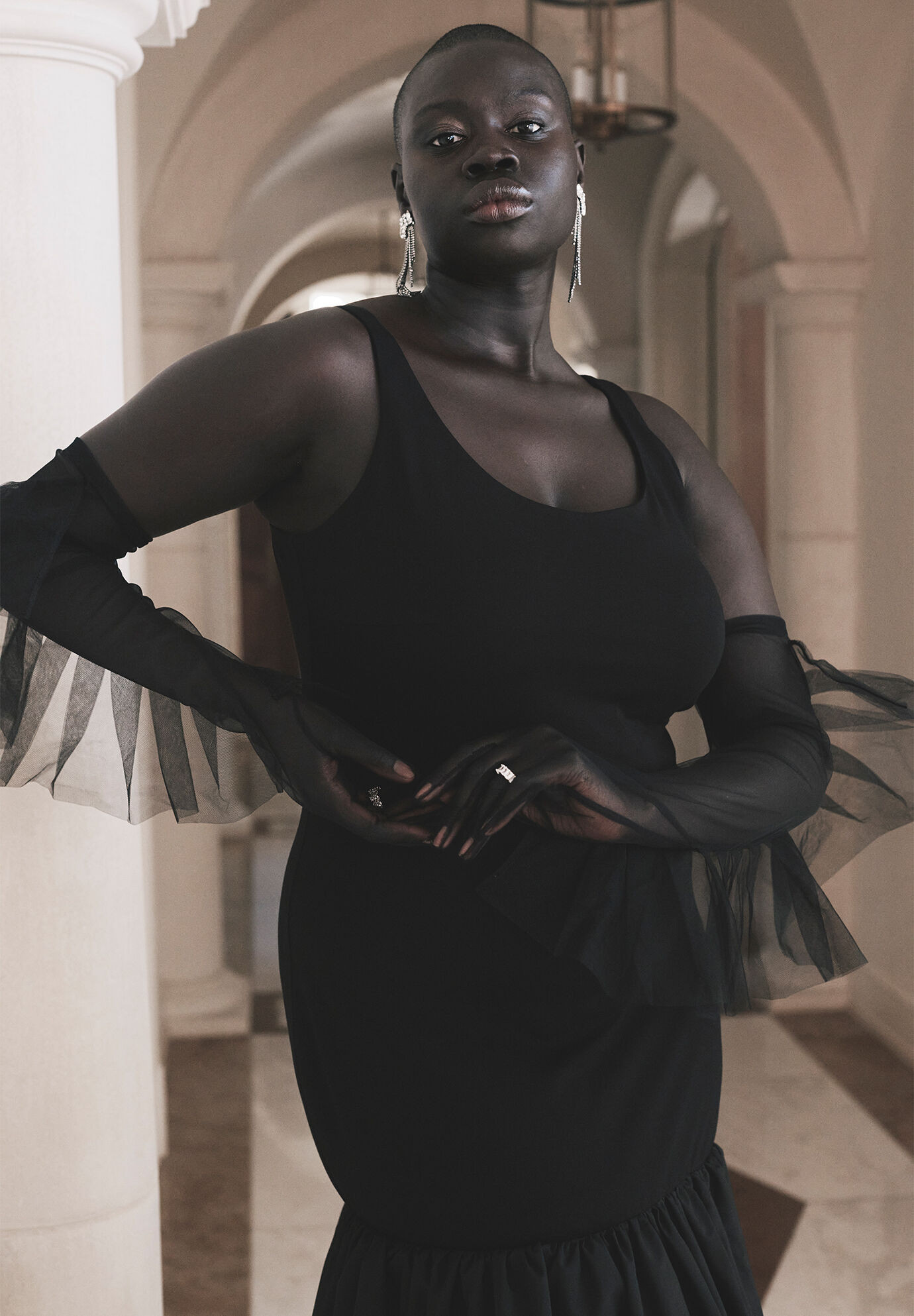 Ruffle Gloves | Eloquii