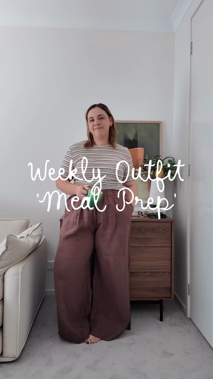 Up next, another weekly outfit 'meap prep' - seven outfit prompts (or outfits) that you can copy this week!

👉 Let me know if you want to know where anything is from or comment PREP and I'll send you the links to the outfits!