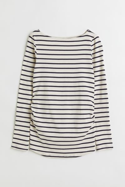 MAMA Long-sleeved Cotton Top | H&M (US + CA)