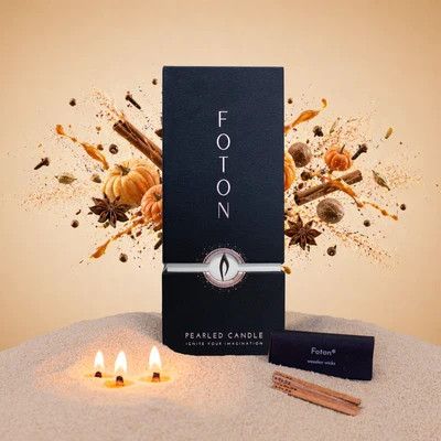 Cozy Crackle - Pumpkin Spice LIMITED EDITION | Foton Pearled Candle