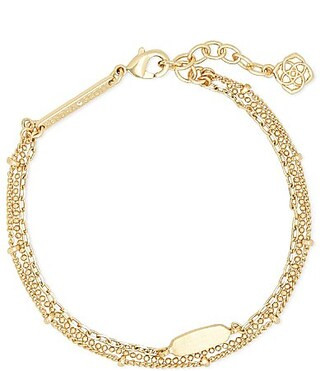 Kendra Scott Fern Multi Strand Line Bracelet - 14k Gold Plated | Dillard's