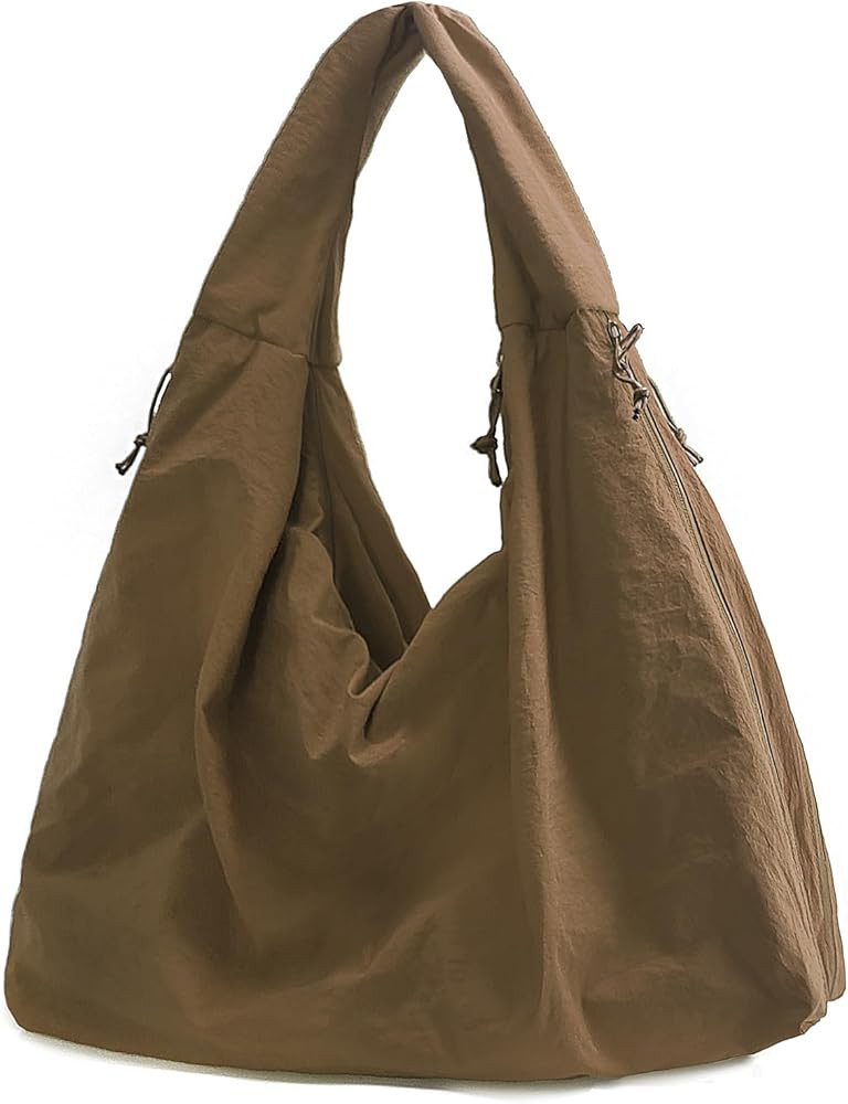 KAMEILONG Large Nylon Hobo Bag Women Crescent Shoulder Bag Vintage Tote Bag Casual Shopper Handba... | Amazon (US)