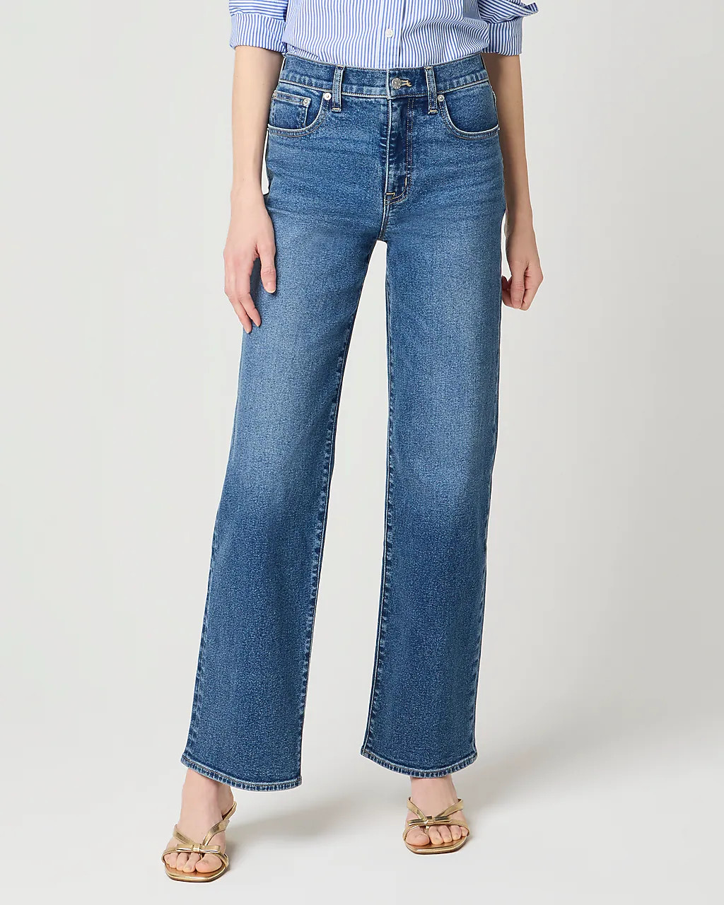 Slim wide-leg jean in signature stretch | J.Crew Factory