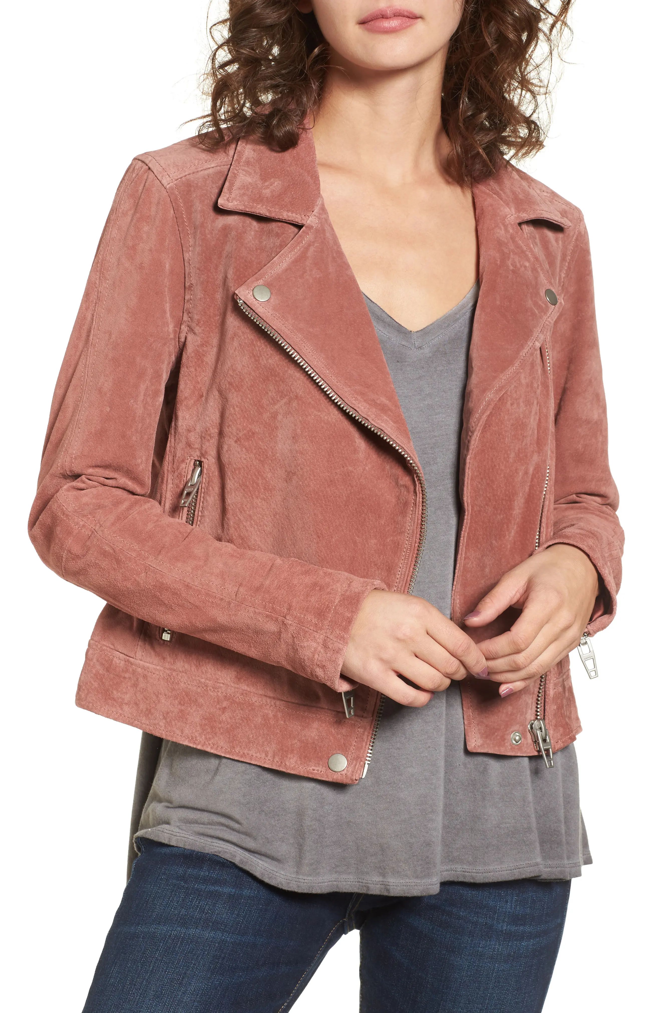 Suede Moto Jacket | Nordstrom