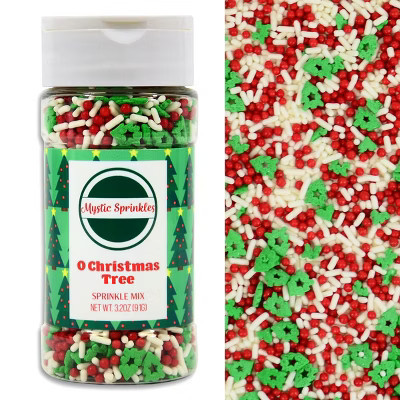 Mystic Sprinkles O Christmas Tree Sprinkle Mix 3.2 oz. | Target