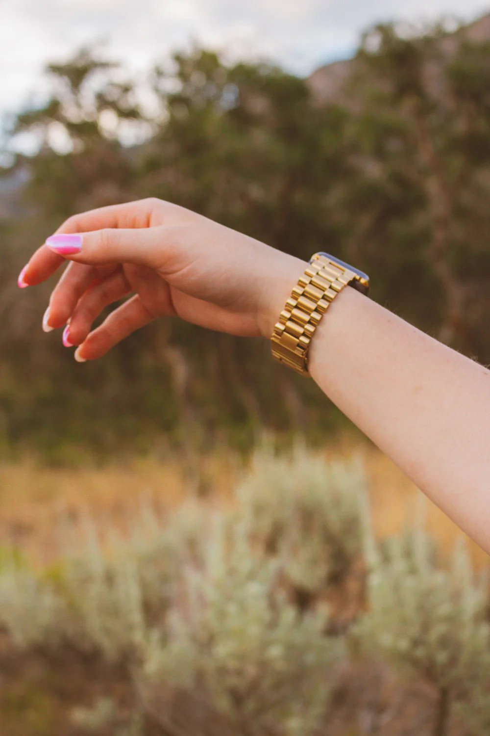 Essential Gold Apple Watch Band | Shop Andi