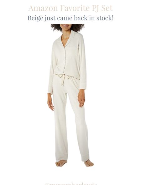 These are by far my favorite Amazon pajama sets! I have the beige color and the gray color. I even gave this out as gift over Christmas! They sell out all the time but I checked again this morning and my favorite color is back in stock! I wear a size medium and I’m 5’7, perfect fit!

#LTKunder50 #LTKFind #LTKfamily