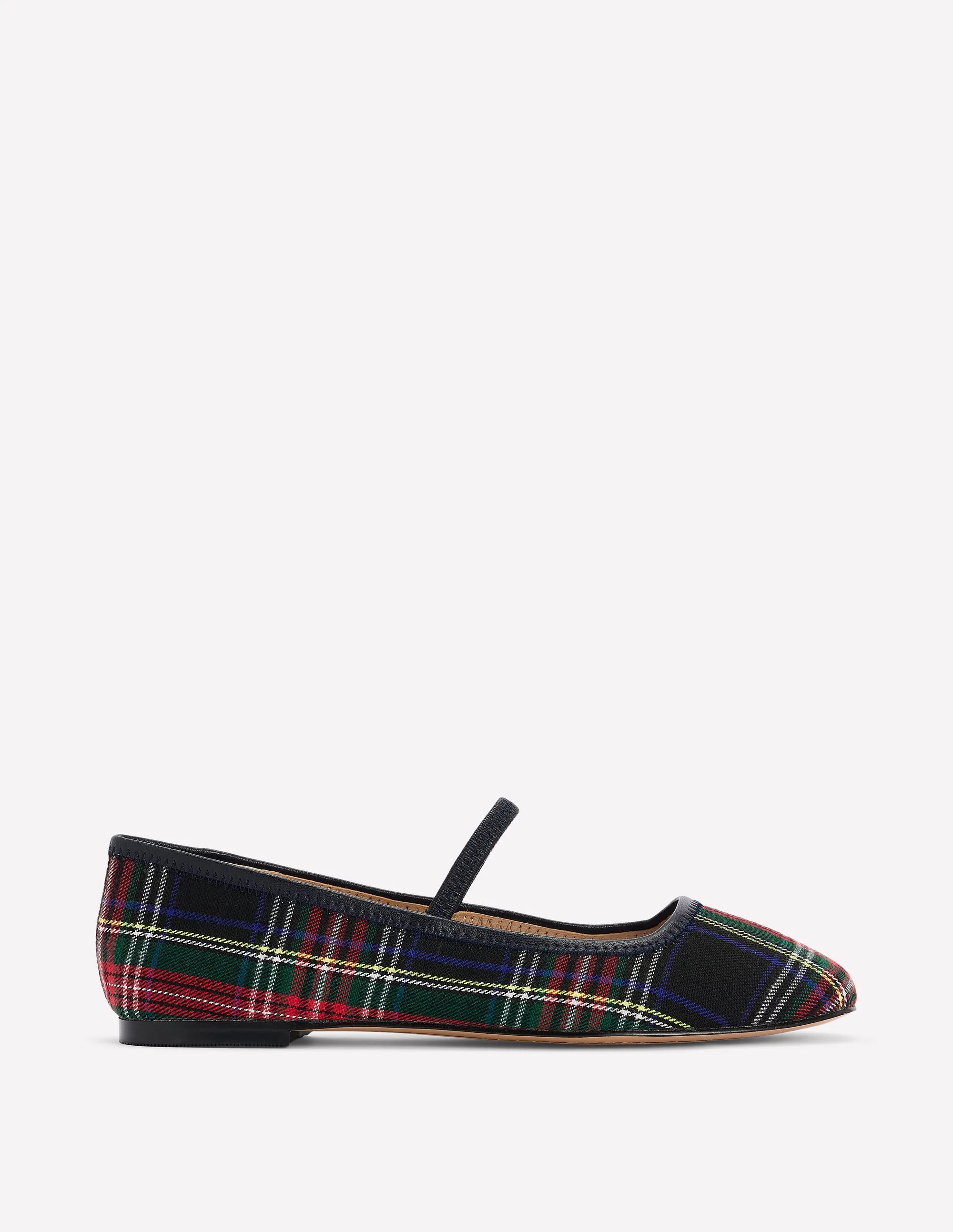 Thea Mary Jane Ballet Flats-Check | Boden (US)